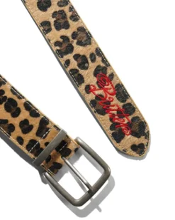 Accessories>Butter Goods Animal Hide Belt, Leopard