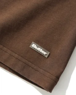 T-Shirts>Butter Goods Basic Tee, Washed Brown