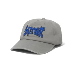 Hats|Beanies>Butter Goods Blotch 5 Panel Cap, Cool Grey