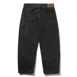 Denim Jeans|Pants>Butter Goods Blotch Denim Jeans, Streaky Black