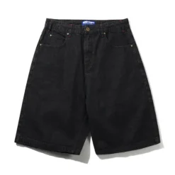 Denim Shorts|Shorts>Butter Goods Blotch Denim Shorts, Streaky Black