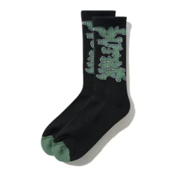 Accessories>Butter Goods Blotch Socks, Black