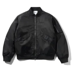 Jackets>Butter Goods Bomber Jacket, Black