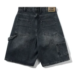 Denim Shorts|Shorts>Butter Goods Carpenter Denim Shorts, Slub Dark Indigo