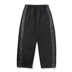 Denim Jeans|Pants>Butter Goods Check Tape Trackpants, Black