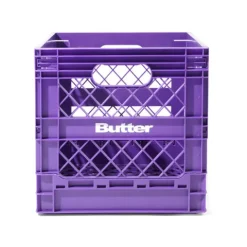 Record Crates>Butter Goods Collapsable Record Crate, Purple