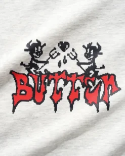 T-Shirts>Butter Goods Diablo Tee, Ash