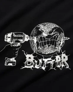 T-Shirts>Butter Goods Drill Tee, Black