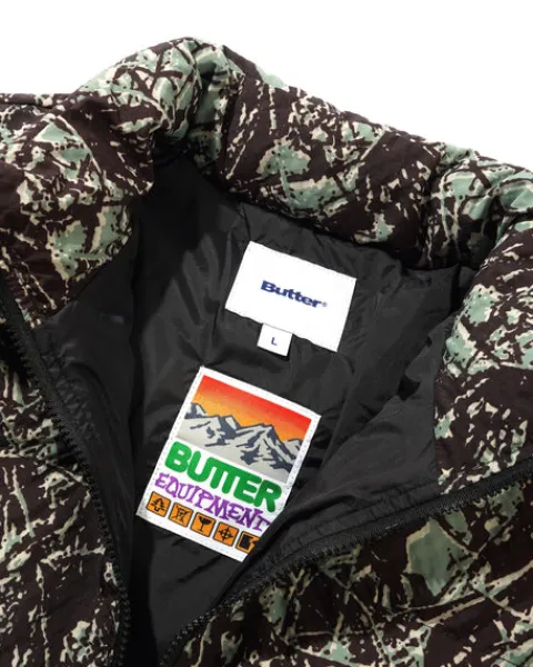 Jackets>Butter Goods Endure Puffer Jacket, Woods Camo