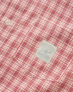 Shirts| Shirts>Butter Goods Equipment S/S Shirt, Rhubarb