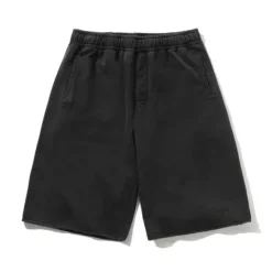 Denim Shorts|Shorts>Butter Goods Fleece Shorts, Washed Black
