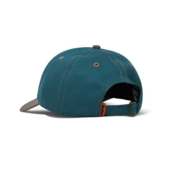 Hats|Beanies>Butter Goods Footprints 6 Panel Cap, Teal