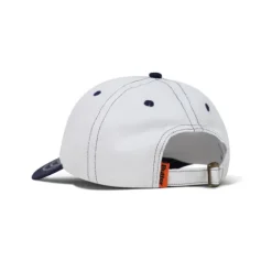 Hats|Beanies>Butter Goods Footprints 6 Panel Cap, White