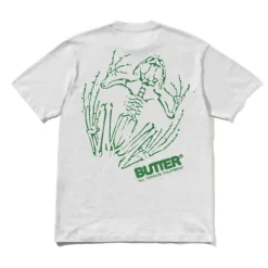 T-Shirts|Pullover Hoods>Butter Goods Fossil Tee, Ash