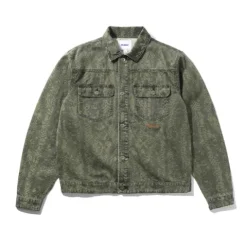 Jackets>Butter Goods Garage Denim Jacket, Lowland Camo