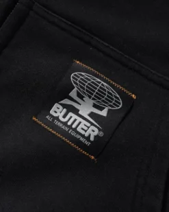 Zip-Thru Hoods|Pullover Hoods>Butter Goods Garage Zip-Thru Hood, Faded Charcoal