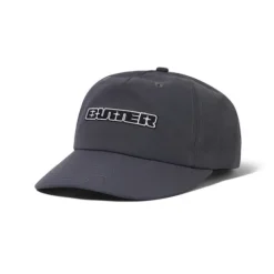 Hats|Beanies>Butter Goods Glint Snapback Cap, Dark Grey
