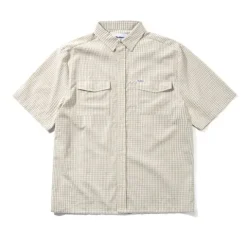 Shirts| Shirts>Butter Goods Grid S/S Shirt, Beige