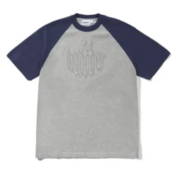 T-Shirts>Butter Goods Harvest Raglan Tee, Navy / Heather