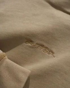 Zip-Thru Hoods|Pullover Hoods>Butter Goods Inside Out Pullover Hood, Washed Oat