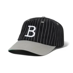 Hats|Beanies>Butter Goods League Baseball Cap, Black / Grey