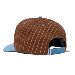 Hats|Beanies>Butter Goods League Baseball Cap, Brown / Sky Blue
