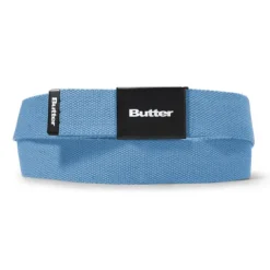 Accessories>Butter Goods Logo Woven Belt, Powder Blue