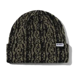 Hats|Beanies>Butter Goods Lowland Camo Beanie, Grey