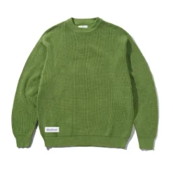 Knits>Butter Goods Newcomer Reversible Knit Sweater, Grass