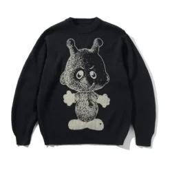 Knits>Butter Goods Newcomer Reversible Knit Sweater, Black