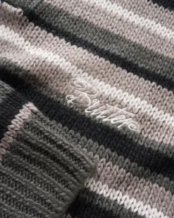 Knits>Butter Goods Ombre Stripe Knit Sweater, Black