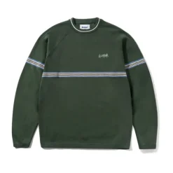 Knits>Butter Goods Pier Knit Sweater, Moss