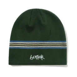 Hats|Beanies>Butter Goods Pier Skully Beanie, Moss