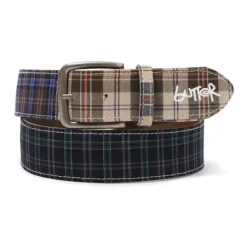 Accessories>Butter Goods Plaid Belt, Patchwork Plaid