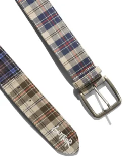 Accessories>Butter Goods Plaid Belt, Patchwork Plaid