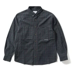 Shirts| Shirts>Butter Goods Plaid Shirt, Navy / Forest