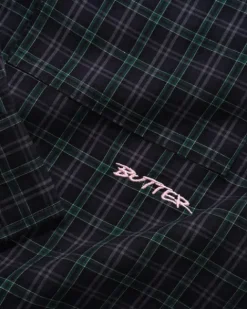 Shirts| Shirts>Butter Goods Plaid Shirt, Navy / Forest