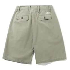 Denim Shorts|Shorts>Butter Goods Pleated Shorts, Washed Fatigue