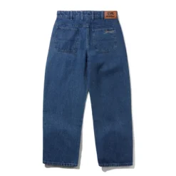 Denim Jeans|Pants>Butter Goods Racer Denim Jeans, Washed Dark Blue