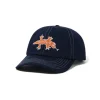 Hats|Beanies>Butter Goods Reptile 6 Panel Cap, Midnight