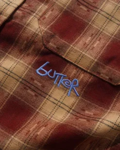Shirts| Shirts>Butter Goods Sirocco Shirt, Henna / Tan