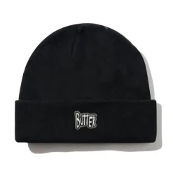 Hats|Beanies>Butter Goods Sketch Patch Beanie, Black