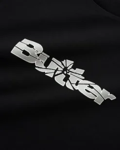 T-Shirts>Butter Goods Smashed Logo Tee, Black