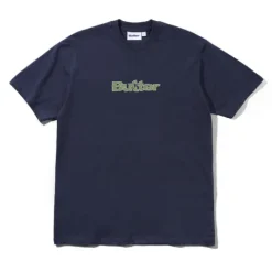 T-Shirts>Butter Goods Smashed Logo Tee, Navy