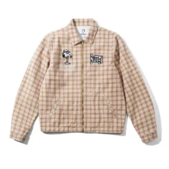 Jackets>Butter Goods Spike Jacket, Sandstone Plaid