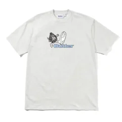 T-Shirts>Butter Goods Steppin' Logo Tee, Ash