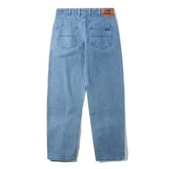 Denim Jeans|Pants>Butter Goods Straight Leg Denim Jeans, Distressed Indigo