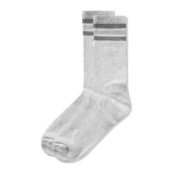 Accessories>Butter Goods Stripe Socks, Ash Grey