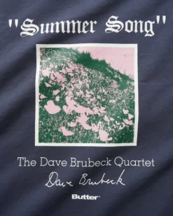 T-Shirts>Butter Goods Summer Song Tee, Steel