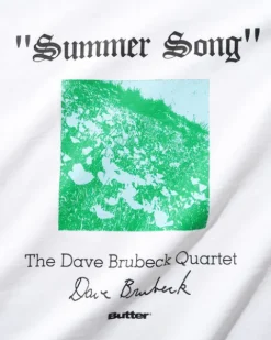 T-Shirts>Butter Goods Summer Song Tee, White